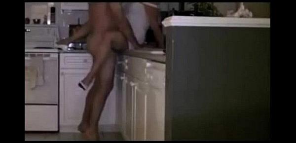  Amateur wife in high heels fucked in kitchen